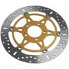 DAYTONA 675 2013-14 (Nissin Calipers) Front Brake Discs (Pair) EBC MD852X +10 Titanium Disc Bolts!