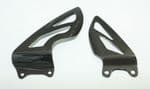 DAYTONA 675 Carbon Fibre Heel Plates. 2007/12