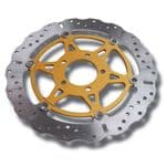 DAYTONA 955i 01-06: EBC Contour Wavy Brake Discs MD669XC 1 Pair. (ABE/TUV) +10 Titanium Disc Bolts!