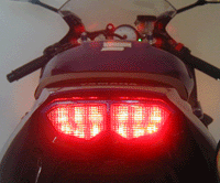 DAYTONA 955i 2000/01: L.E.D INTEGRATED CLEAR LENS TAIL LIGHT