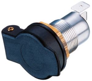 Spring Dust Socket DIN SOCKET/BSb-12 POWERLET TYPE SOCKET 16amp Panel Mounted - Heavy Duty ...