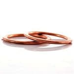 Exhaust Pipe Crush Gasket / Copper Sealing Rings. Triumph LC Models. Sold in Pairs. SKU: T2201429
