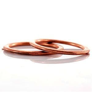 Exhaust Pipe Crush Gasket / Copper Sealing Rings. Triumph LC Models. Sold in Pairs. SKU: T2201429