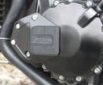 GSG Crash Pad: Speed Triple, Tiger 1050 Engine Case Crash Pad. (No Groove) GSG 120-110-40-T155