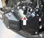 GSG CRASH PADS: Speed Triple 1050 - Tiger 1050 Engine Case Left Side (With Groove) 122-110-40-T155