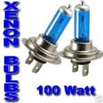 H9 Halogen Headlight Bulbs (Pair) - H9/110W Blue-White Plasma Xenon HID Effect