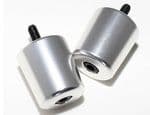 Handlebar End Weights Alu-Silver for OEM Triumph Handle Bars (1 Pair)