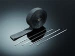Heat resistant Exhaust wrap BLACK: 15 meters x50mm & Stainless steel clamps.