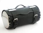 Leather Luggage Roll with Chrome Cover (Clearanc Price!)