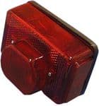 LUCAS Retro Style Red Stop/Tail light. LU53973; As fitted to 1972-84 Triumph Models.