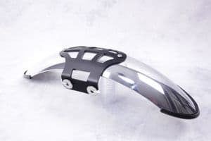 MAS Short 'Bobber' Fender For Thruxton/ Bonneville/Scrambler: Polished Alloy