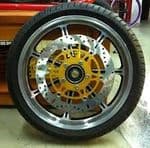 MD821X EBC X Series TRIUMPH America Front Brake Disc: 2010-12. (12 Spoke Wheels) KBA/TuV Free Bolts!