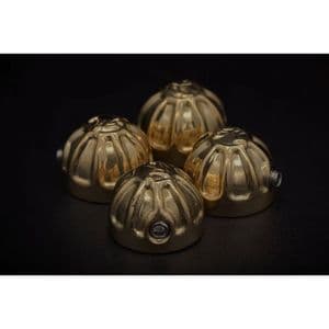 Motone Brass Cylinder Stud Knuckles Caps. (Triumph)
