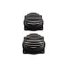 Motone Finned Carb Tops Contrast Cut Black - CARB VERSION MC Part ID: MTE027 C