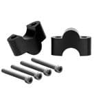 Motone Handlebar Riser Inserts - One Inch Rise - For One Inch Bars - Black MC Part ID: MTE066