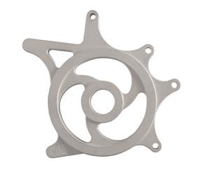 MOTONE TRIUMPH Bonneville/T100/Thruxton/SE Custom Front Sprocket Cover: SILVER.