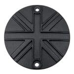 Motone Triumph Clutch Badge - Union Jack - Black MMU032 (2016on)