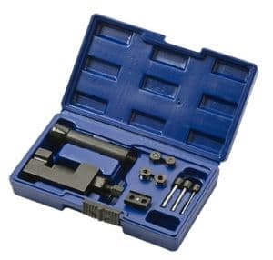 Motorbike Cam Chain Tool Splitter & Riveter. Moto O & X Ring Drive Chain Tool.