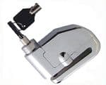 MOTORCYCLE Disc Lock 7mm Pin. Chrome Anti Theft Disc lock..