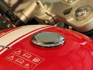 Retractable Gas Cap for Triumph Twins & Triples (Chrome)
