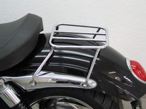 ROCKET 3 Classic Fehling Rear Rack. Chrome Solo Seat Rack.