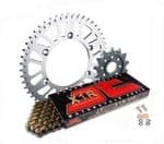 SPEED TRIPLE 1050 & R 2012/16: JT X1R X-Ring CHAIN & SPROCKETS KIT: 530x108 Plus Sprockets! Natural Steel Finish.