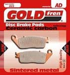 SPEED TRIPLE 94-97: "REAR PADS" Goldfren Sintered "HH" Brake Pads GF009-HH =1xPair
