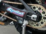 SPEEDFOUR All Years: R&G Toe Chain Guards - ABS Shark's Fin (Carbon & Black)