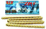 Street 900 Twin (30 Bhp Upgrade) DID ZVMx (ZVM2) 525-102L Extreme Heavy Duty X-Ring Gold Chain Kit.