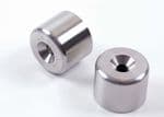 Street Scrambler, Stainless Steel Anti Vibration Bar End Weight/Mirror Mounts. 1 Pair.