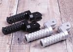 Street Triple 675 Adjustable Rider Foot Pegs. Black Or, SIlver.