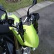 Street Triple 675: "Adjustable" Wind Shield Mounting Kit Stainless Steel. (Not ST3 Models)