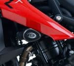 STREET TRIPLE 675 & R/RX 2013on: R&G Crash Protectors - Aero Style. R&G CP0330BK Black