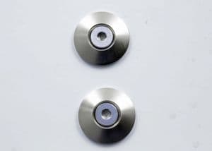 Street Twin/Bonneville T100/T120: Passenger Peg Block Off's. Brushed/Satin PB304-004-BR: 2001-17on.