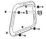 SW MOTECH TraX Alubox Mounting Kit: Quick Lock "QL" System KFT.00.152.100