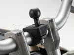 SW MOTECH: Universal GPS Mount Kit Ball For Handlebar Ø 22 / 28mm, 1 Inch. GPS.00.308.30100/B