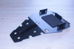 Thruxton 1200& R: Fender Eliminator Plate/Fender Delete. Stainless Steel/Black.