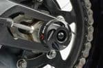 THRUXTON 1200 & R. SW Motech Rear Fork Sliders / Axle Protectors.