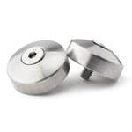 Thruxton, Street, Bonnie' Anti Vibration Bar End Balance Weights Stainless: (LC Models)
