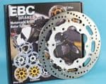 Thunderbird Sport 900: Floating Disc Upgrade EBC MD601 LS RS. Pair: +Free Disc Lock Alarm!
