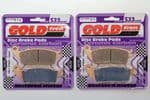 Thunderbird Sport 98-04: "FULL FRONT SET" Goldfren "HH" Brake Pads S33 Compound (GF014=2xpair)