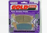 Thunderbird Sport 98-04 "REAR" Goldfren Sintered "HH" Rear Brake Pads S33 Compound (GF014=1xpair)