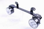 TIGER 1050 & SE: Spotlight Mounting Bracket For Two Spotlamps/Day Running Lamps.