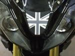 TIGER 1050 & SE: TT Union Jack For Front Fairing Panel. Monotone.