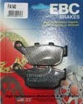 TIGER 800/XC/XCx/XR/XRx: Rear Brake Pads Organic 1 Pair EBC FA-140