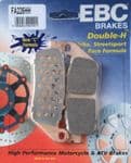 TIGER 800/XC/XCx/XR/XRx. "Full Front Set" EBC Sintered "HH" Brake Pads EBC FA-226HH =2 pairs