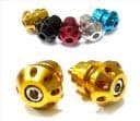 TIGER 800xc Paddock Stand Bobbins / Swing Arm Axle Nut Protector. Five Colour Options!