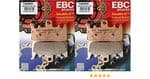 TIGER Explorer 1200 EBC Full Front Sintered "HH" Brake Pads EBC FA630 HH (2xPairs/2016on)