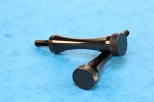 Tool Free Standard Seat Bolts Bonneville/Legend/Adventurer [Black Alloy]