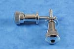 TRIUMPH Bonneville 58mm Quick Release Hidden Seat Bolts 1xPair Chrome Plated.
